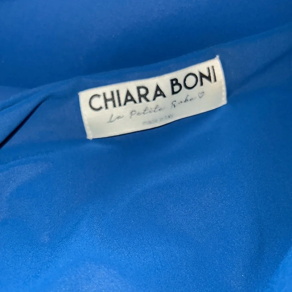 ❌SOLD❌ La piete robe Chiara boni blue maxi dress gown 44 - Picture 6 of 7